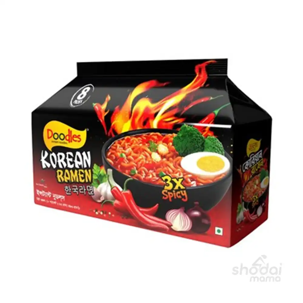 Doodles Korean Ramen Instant Noodles 8 Pack